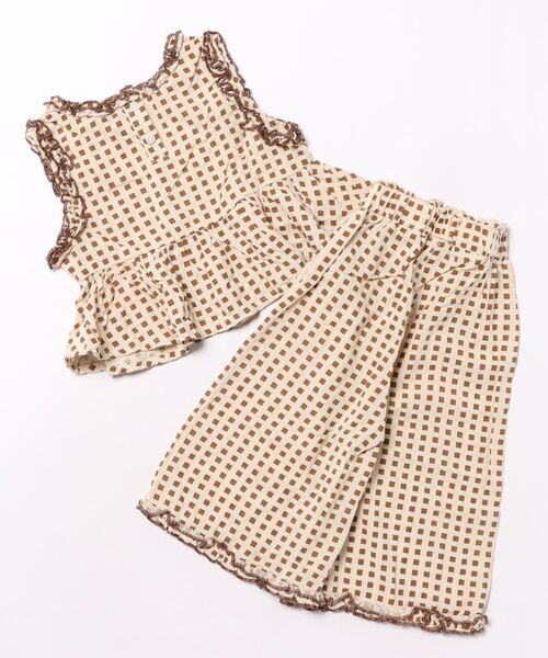 aimoha（アイモハ）の「【aimoha-KIDS-】子供服かわいい女の子セットアップ（セットアップ・キッズ・ベージュ・90/100/110/120/130）」の10枚目の写真