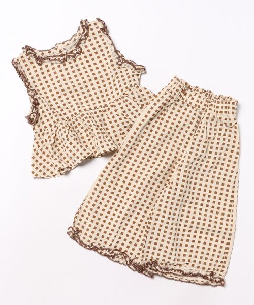 aimoha（アイモハ）の「【aimoha-KIDS-】子供服かわいい女の子セットアップ（セットアップ・キッズ・ベージュ・90/100/110/120/130）」の11枚目の写真