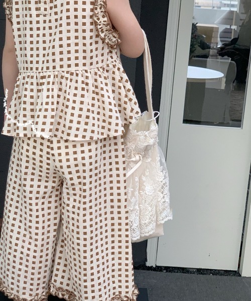 aimoha（アイモハ）の「【aimoha-KIDS-】子供服かわいい女の子セットアップ（セットアップ・キッズ・ベージュ・90/100/110/120/130）」の8枚目の写真