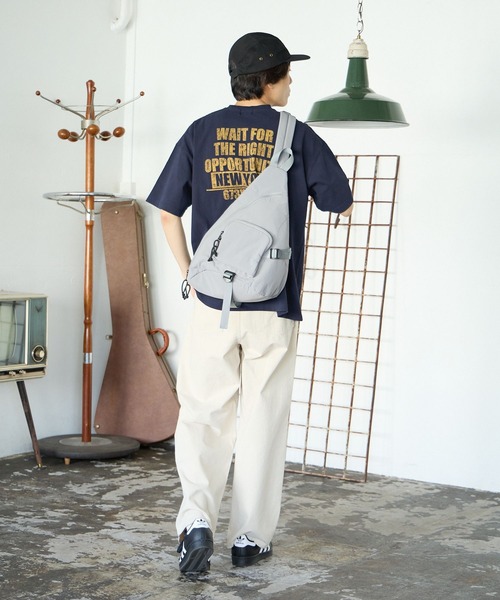 PBLIM（ページボーイリム）の「PBLIM/メッシュスリングバック（ボディバッグ/ウエストポーチ・レディース・ブラック/グレー・FREE）」の3枚目の写真