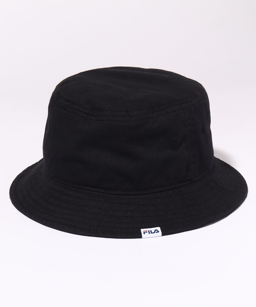 FILA（フィラ）の「【FILA/フィラ】オーガニックコットンツイル ワンポイントバケットハット（ハット・メンズ・ベージュ/ネイビー/ブラック/ホワイト・FREE）」の6枚目の写真