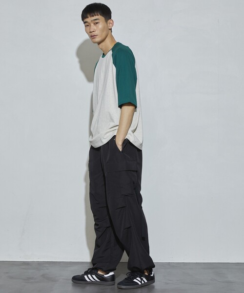 Firsthand（ファーストハンド）の「Firsthand/ファーストハンド パラシュートパンツ（カーゴパンツ・メンズ・オリーブ/ブラック/キャメル・LARGE/MEDIUM）」の19枚目の写真