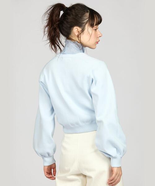 To b. by agnes b.（トゥービーバイアニエスベー）の「ライトニットブルゾン（ブルゾン・レディース・ブルー系その他・FREE）」の6枚目の写真