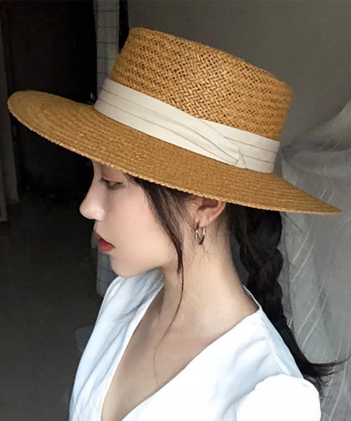 Miniministore(ミニミニストア)の「カンカン帽子紫外線対策ストローハット大人(ハット・レディース・ベージュ系2/ブラウン系4/ブラウン系2/ベージュ系3/ブラウン系3/ベージュ系1/ベージュ系4/ブラウン系1/ブラウン系6/ブラウン系5/ベージュ系5/ベージュ系6・FREE)」の5枚目の写真