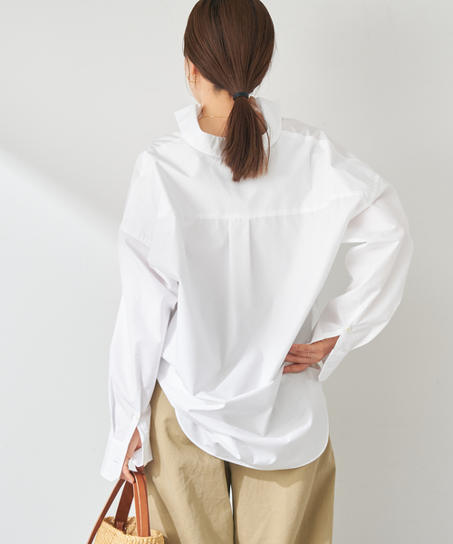 試着のみ　Plage　ブラウス　シャツ　ブラージュ　ホワイト plage ブラウス シャツ Elegant レディース : ZOZOTOWN Yahoo!店