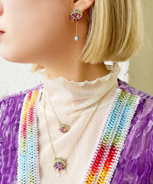 ANNA SUI（アナスイ）の「アイモチーフ ネックレス（ネックレス 