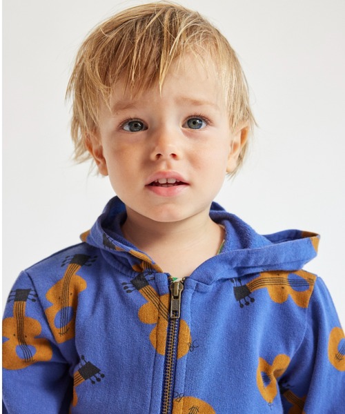 【セール】Baby Acoustic Guitar all over zipped hoodie(パーカー)|BOBO CHOSES(ボボショーズ)