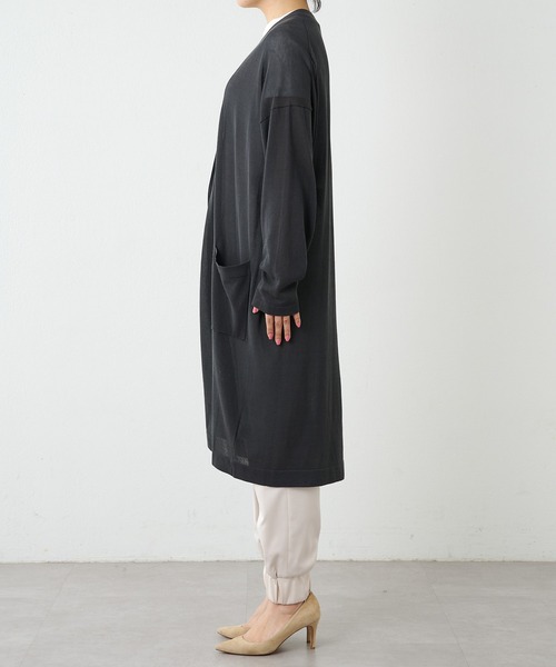 【未使用品】Whim Gazette ウィム ガゼット 14Gロングカーディガン Whim Gazette 14Gロングカーディガン - メルカリ