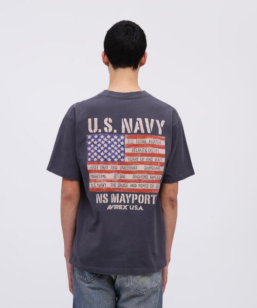 AVIREX（アヴィレックス）の「NORSE ART T-SHIRT US FLAG / ノーズ