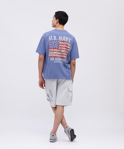 AVIREX（アヴィレックス）の「NORSE ART T-SHIRT US FLAG / ノーズ