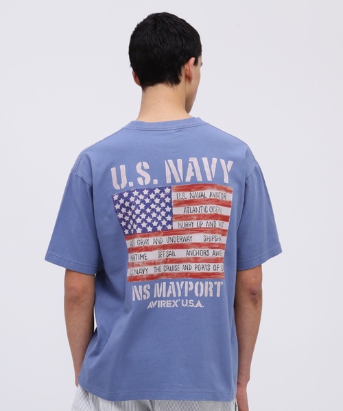 AVIREX（アヴィレックス）の「NORSE ART T-SHIRT US FLAG / ノーズ