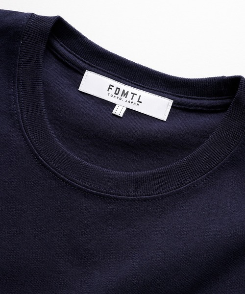 FDMTL（ファンダメンタル）の「FDMTL/ファンダメンタル EMBROIDERY LOGO T EE Tシャツ（Tシャツ/カットソー・メンズ・ネイビー/ホワイト・4/3/2）」の4枚目の写真