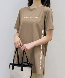 ロゴtシャツ レディース 半袖カジュアル