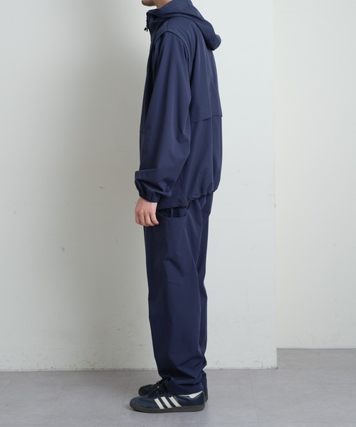 CIAOPANIC TYPY（チャオパニックティピー）の「■2WAYストレッチジップブルゾン(セットアップ対応)（ナイロンジャケット・メンズ・ネイビー/カーキ/ライトグレー・MEDIUM/LARGE）」の17枚目の写真