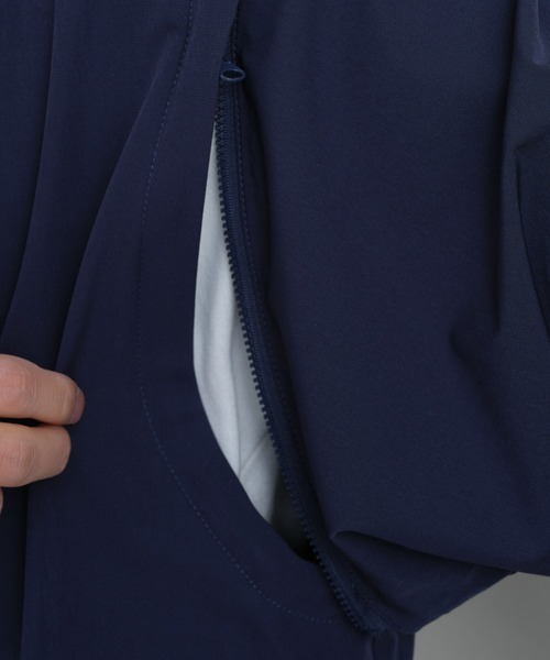 CIAOPANIC TYPY（チャオパニックティピー）の「■2WAYストレッチジップブルゾン(セットアップ対応)（ナイロンジャケット・メンズ・ネイビー/カーキ/ライトグレー・MEDIUM/LARGE）」の7枚目の写真