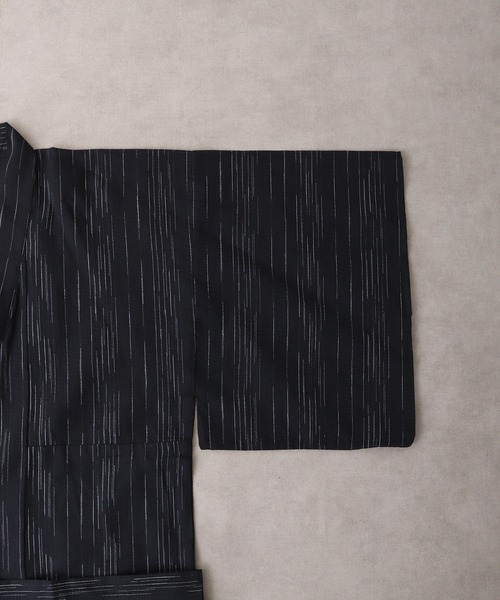 【セール】しじら織 らくらく着付け ワンタッチ帯付き浴衣 4点セット（浴衣）｜JUNGLE STORM（ジャングルストーム）