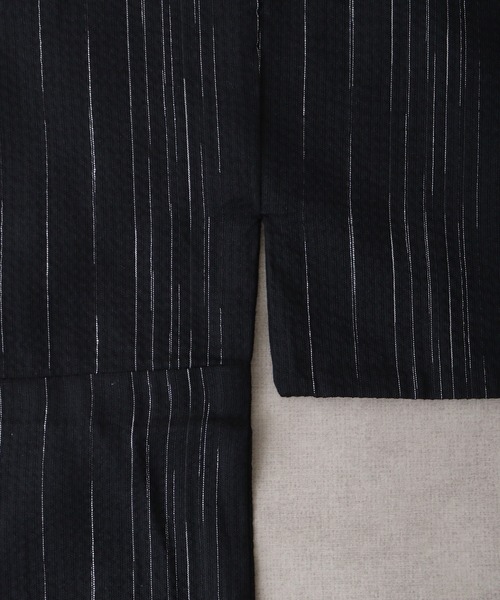 【セール】しじら織 らくらく着付け ワンタッチ帯付き浴衣 4点セット（浴衣）｜JUNGLE STORM（ジャングルストーム）