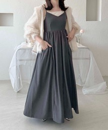 apres jour clair | 【apres jour clair】サイドポケットキャミワンピース【ZOZOTOWN限定アイテム】(ワンピース)