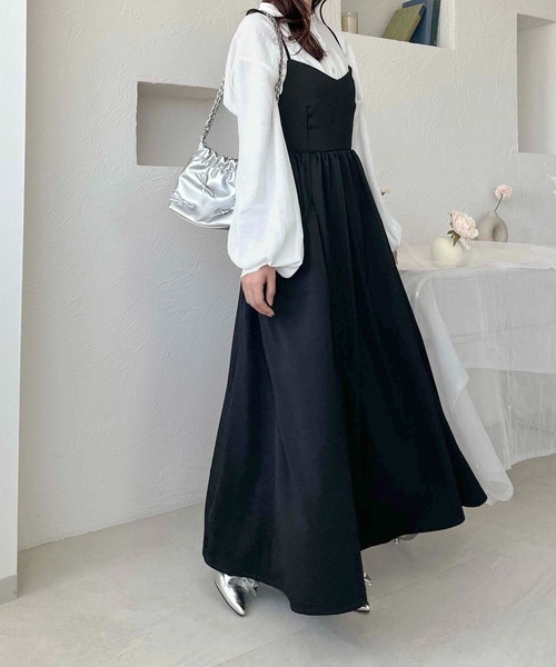 apres jour clair(アプレジュールクレア)の「【apres jour clair】サイドポケットキャミワンピース【ZOZOTOWN限定アイテム】(ワンピース・レディース・ブラック/イエロー/チャコールグレー・フリー/X-LARGE)」の5枚目の写真