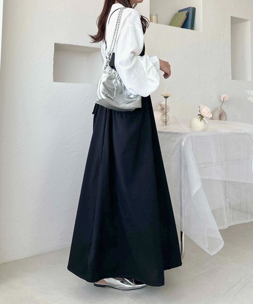 apres jour clair(アプレジュールクレア)の「【apres jour clair】サイドポケットキャミワンピース【ZOZOTOWN限定アイテム】(ワンピース・レディース・ブラック/イエロー/チャコールグレー・フリー/X-LARGE)」の8枚目の写真