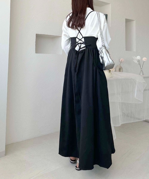 apres jour clair(アプレジュールクレア)の「【apres jour clair】サイドポケットキャミワンピース【ZOZOTOWN限定アイテム】(ワンピース・レディース・ブラック/イエロー/チャコールグレー・フリー/X-LARGE)」の10枚目の写真