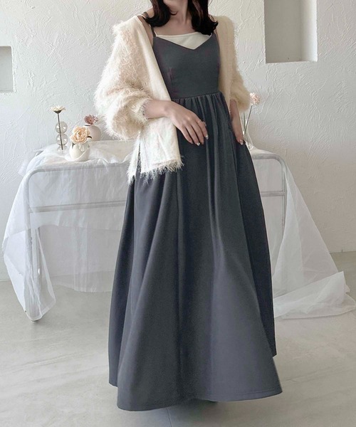 apres jour clair(アプレジュールクレア)の「【apres jour clair】サイドポケットキャミワンピース【ZOZOTOWN限定アイテム】(ワンピース・レディース・ブラック/イエロー/チャコールグレー・フリー/X-LARGE)」の14枚目の写真