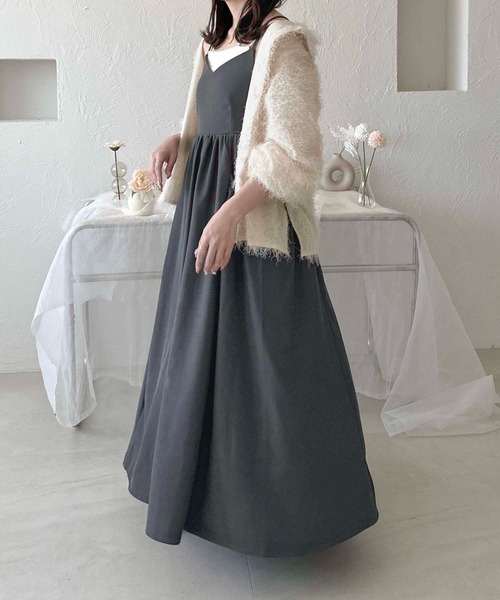 apres jour clair(アプレジュールクレア)の「【apres jour clair】サイドポケットキャミワンピース【ZOZOTOWN限定アイテム】(ワンピース・レディース・ブラック/イエロー/チャコールグレー・フリー/X-LARGE)」の19枚目の写真
