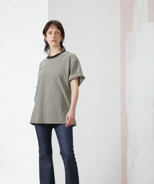 Apo(s)ture(アポスチャー)の「LILY-003/カラーデニムストレッチスキニーフレアパンツ(デニムパンツ・レディース・ブルー/カーキ/ブラック/ネイビー・XL/L/M/S/XS)」の13枚目の写真