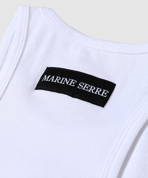 MARINE SERRE ホワイト タンクトップ XS 楽天市場】Marine Serre マリーン セル タンクトップ MOON LOGO