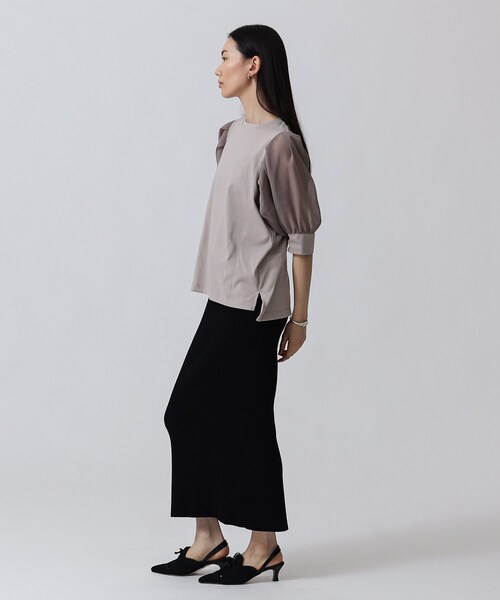 GALLEST（ギャレスト）の「◆MAISON MAVERICK PRESENTS ニットレースアップヒール（パンプス・レディース・ホワイト/ブラック・25/35）」の12枚目の写真