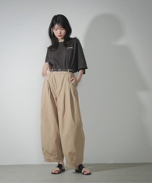 Monocoro toppi（モノコロトッピ）の「合皮 ベルト 18mm シンプル バックル 細ベルト（ベルト・レディース・ブラウン/ブラック・フリー）」の9枚目の写真