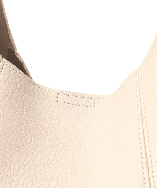 N.（N. Natural Beauty Basic）（エヌエヌナチュラルビューティーベーシック）の「◆ソフトワンハンドルトートバッグ（トートバッグ・レディース・ベージュ/ブラック・ﾌﾘ-）」の8枚目の写真