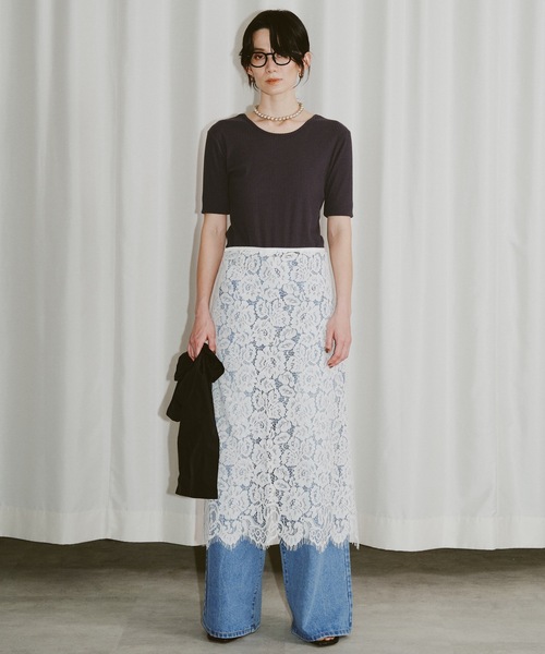 yae（ヤエ）の「【Revival】Lace wrap skirt/レースラップスカート