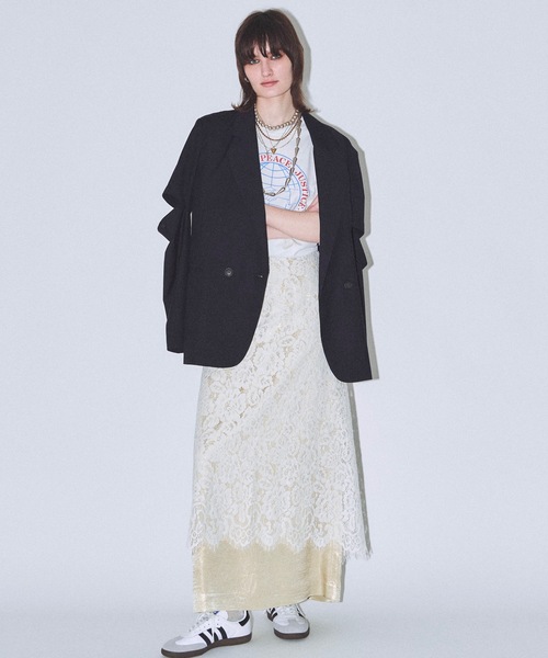 yae（ヤエ）の「【Revival】Lace wrap skirt/レースラップスカート