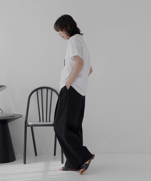 hellam(へラム)の「アソートプリントTシャツ(入荷禁止)(Tシャツ/カットソー・レディース・ホワイト×イエロー/ホワイト×エメラルドグリーン/ホワイト×グリーン/ホワイト×ブラック/ホワイト×ブルー・FREE)」の21枚目の写真