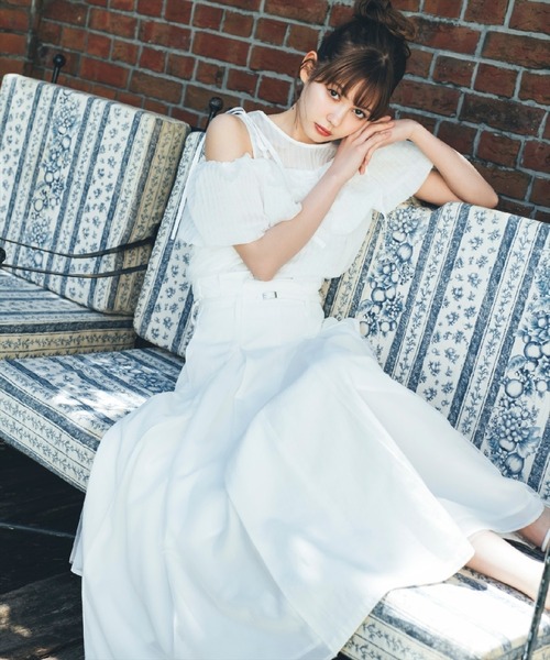 REDYAZEL(レディアゼル)の「ストライプシアートップス(Tシャツ/カットソー・レディース・ホワイト/ピンク/ブラック・FREE)」の22枚目の写真