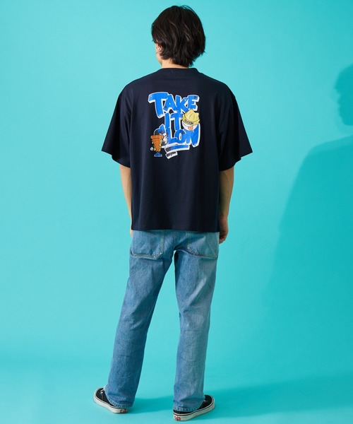 MEDM 半袖 Tシャツ ロゴ ストリート 人気 コットン 男女兼用 MEDM レトロ きロゴ Tシャツ 半袖 男女兼用 (MR. ENJOY DA MONEY