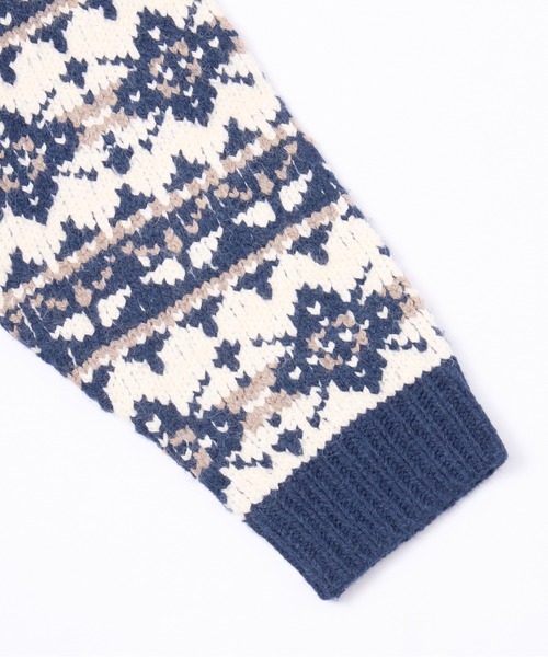 Noen(ノエン)の「ノルディッククルーネックニット(ニット/セーター・メンズ・Navy/レッド/ブラック・MEDIUM/LARGE)」の21枚目の写真