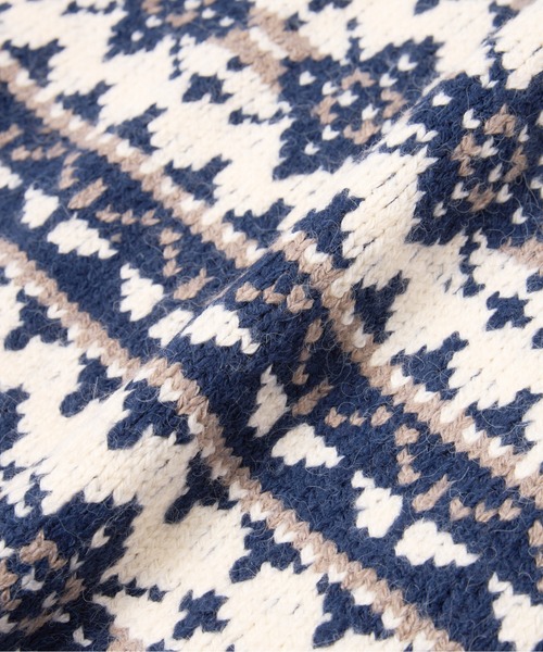 Noen(ノエン)の「ノルディッククルーネックニット(ニット/セーター・メンズ・Navy/レッド/ブラック・MEDIUM/LARGE)」の20枚目の写真