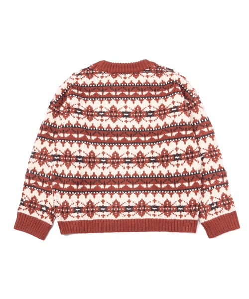 Noen(ノエン)の「ノルディッククルーネックニット(ニット/セーター・メンズ・Navy/レッド/ブラック・MEDIUM/LARGE)」の19枚目の写真
