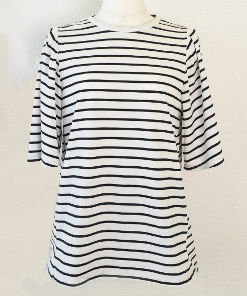VIVID LADY(ビビッドレディー)の「tシャツ レディース 半袖(Tシャツ/カットソー・レディース・ミント/ホワイト/ピンク/ホワイト×ブラック/ブラック/ブルー・FREE)」の20枚目の写真