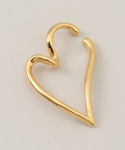 本日限定 コメント頂いた方13800円に。BURBERRYイヤーカフ Bロゴ付き BURBERRY シルバー＆ゴールド ロゴ シングル イヤーカフ 人気