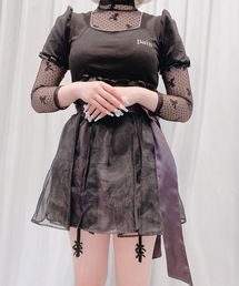 ガーターリボンショートパンツ