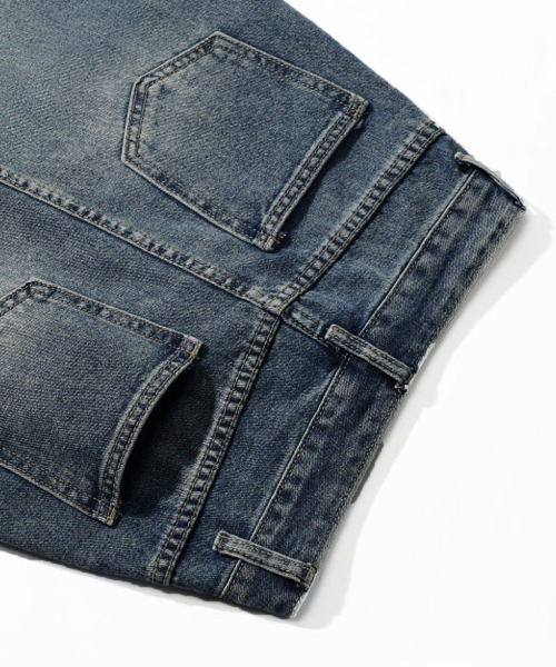 Miniministore（ミニミニストア）の「デニムスカート ロング フロントスリット（デニムスカート・レディース・サックスブルー・S/L/M/XL）」の15枚目の写真