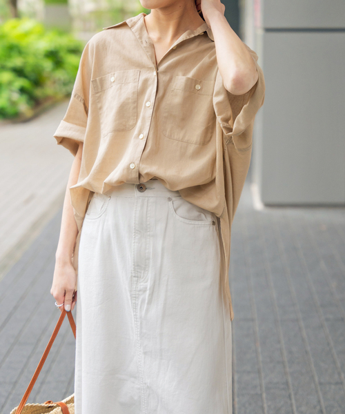 Spick & Span（スピックアンドスパン）の「コットンリネンハーフ