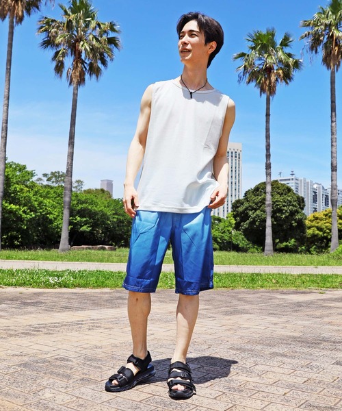 TopIsm(トップイズム)の「USAコットンドライ 吸水速乾 タンクトップ ノースリーブ(タンクトップ・メンズ・ベージュ/杢グレー/ネイビー/オフホワイト/ブラック・M/L/LL)」の13枚目の写真