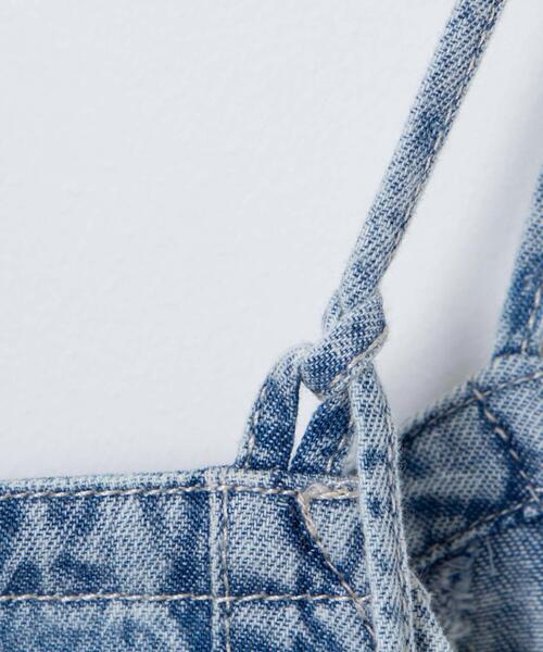 WEGO(ウィゴー)の「WEGO/デニムZIPビスチェ(キャミソール・レディース・ブラック/ブルー・FREE)」の15枚目の写真