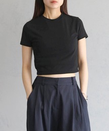 cheriella（シェリエラ）の「【cheriella】クルーネッククロップドTシャツ CREW NECK CROPPED T-SHIRT（Tシャツ/カットソー）」