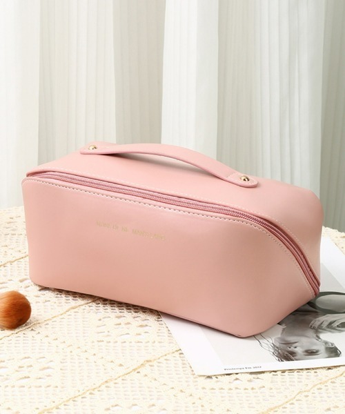 セール】大容量 両面収納 コスメポーチ / メイクポーチ / 化粧ポーチ