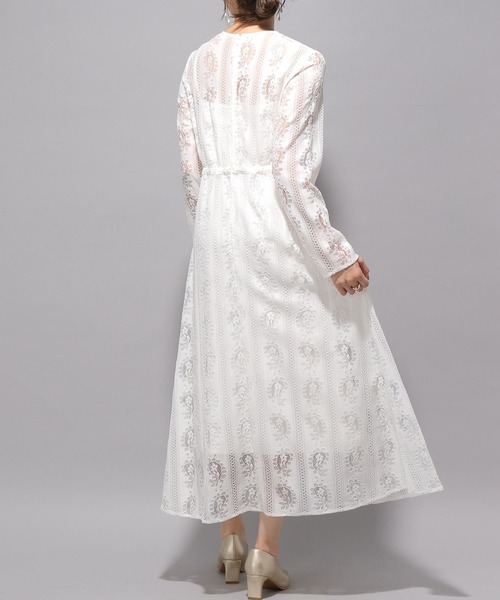セール】【結婚式／オケージョン】コードレースドレスワンピース
